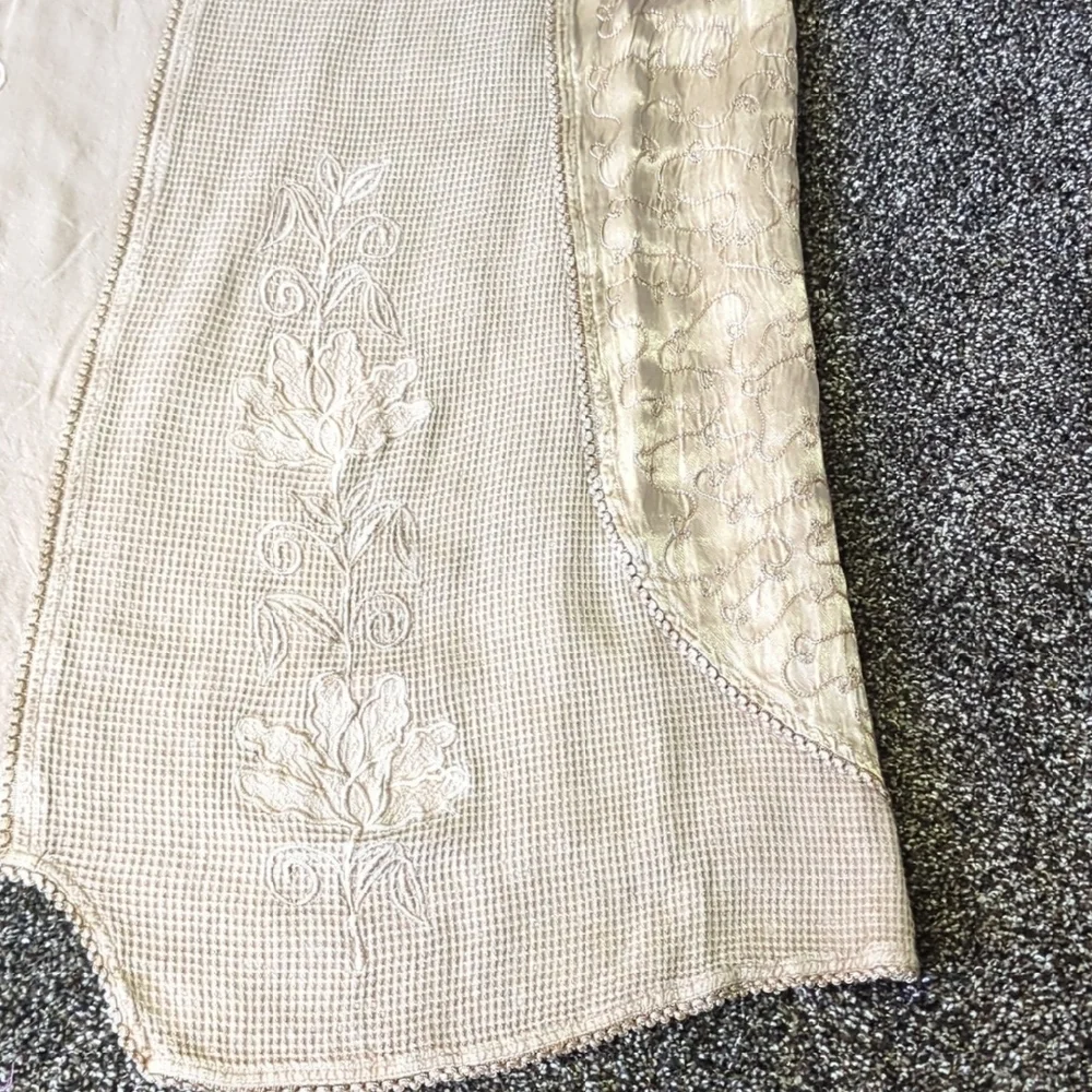 Vintage Indian Tropical Fashion 2-Piece Set Top&Skirt L Boho Festival Rayon NWT - Picture 10 of 13